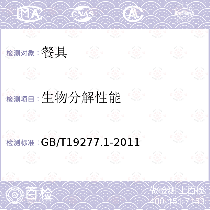 生物分解性能 受控堆肥條件下材料最終需氧生物分解能力的測定 采用測定釋放的二氧化碳的方法 第1部分:通用方法
