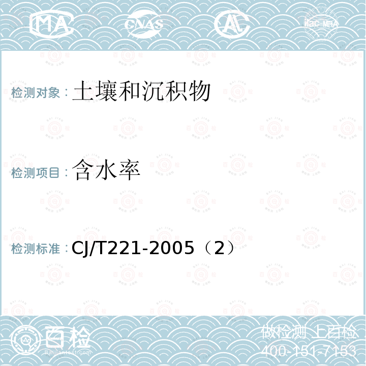 含水率 城市污泥 含水率的测定 重量法 城市污水处理厂污泥检验方法