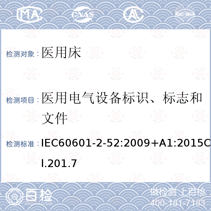 医用电气设备标识、标志和文件 IEC 60601-1-2005+Amd 1-2012 医用电气设备 第1部分:基本安全和基本性能的通用要求