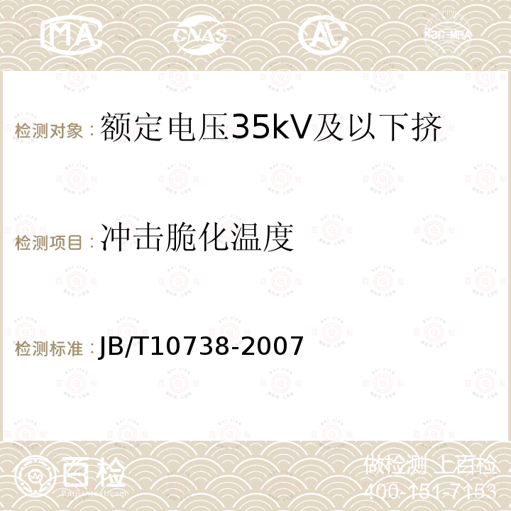 冲击脆化温度 额定电压35kV及以下挤包绝缘电缆用半导电屏蔽料