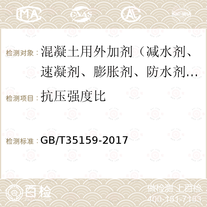 抗压强度比 喷射混凝土用速凝剂 附录E