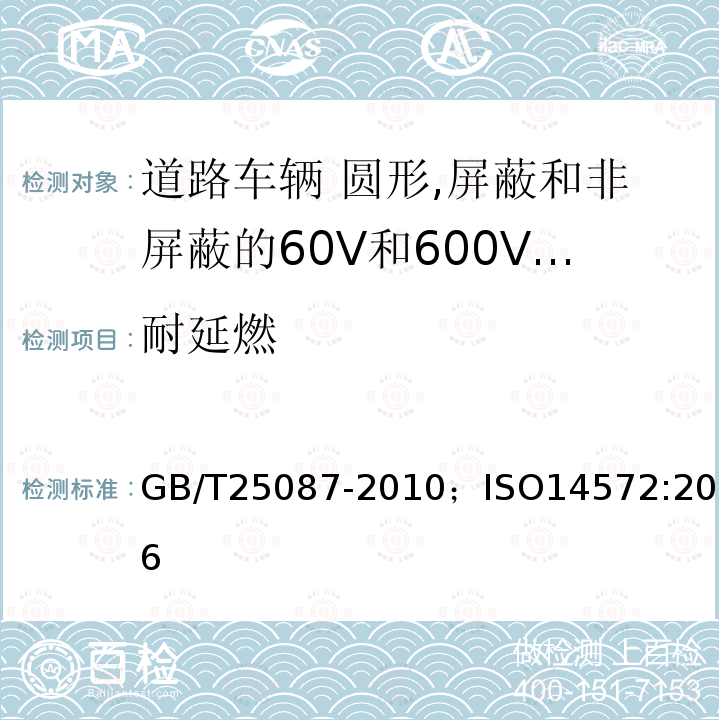 耐延燃 道路车辆 圆形,屏蔽和非屏蔽的60V和600V多芯护套电缆