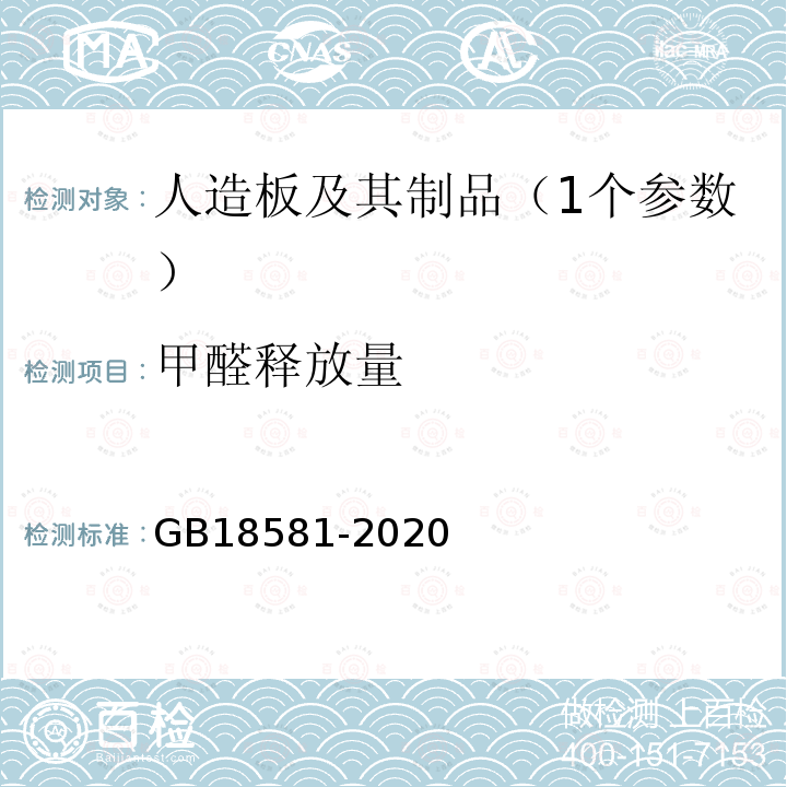 甲醛释放量 木器涂料中有害物质限量