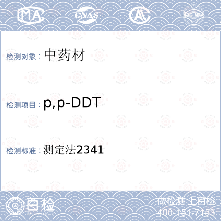 p,p-DDT 中华人民共和国药典 中华人民共和国药典2015年版 四部