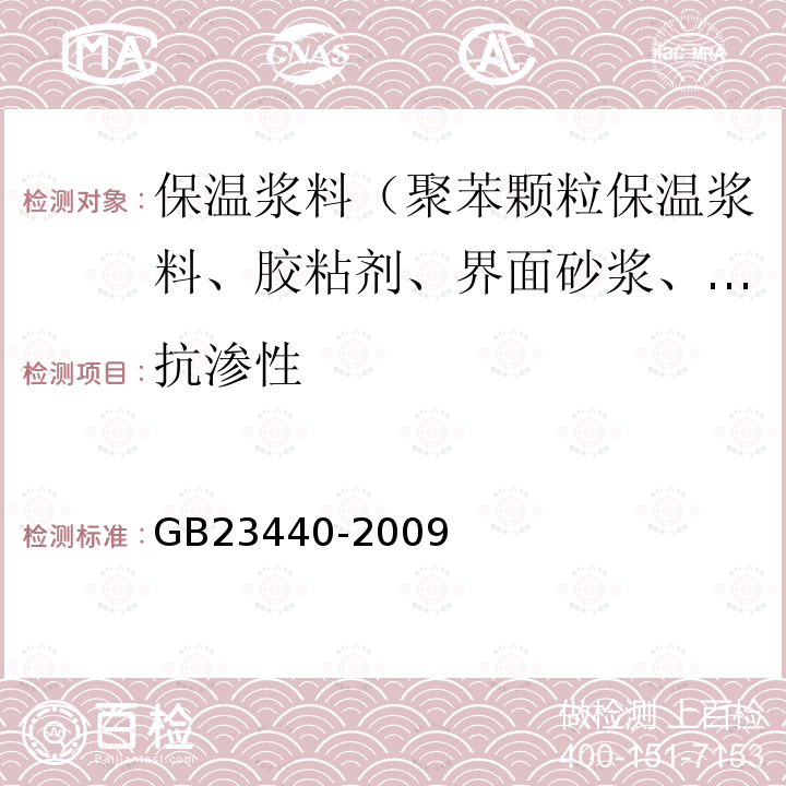 抗滲性 無機防水堵漏材料