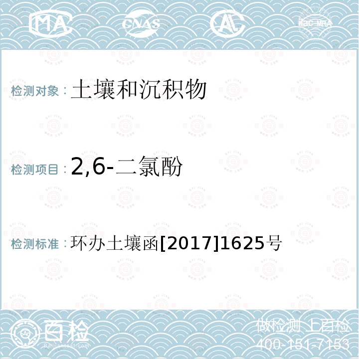 2,6-二氯酚 全国土壤污染状况详查 土壤样品分析测试方法技术规定 第二部分 5 酚类/5-1 气相色谱法