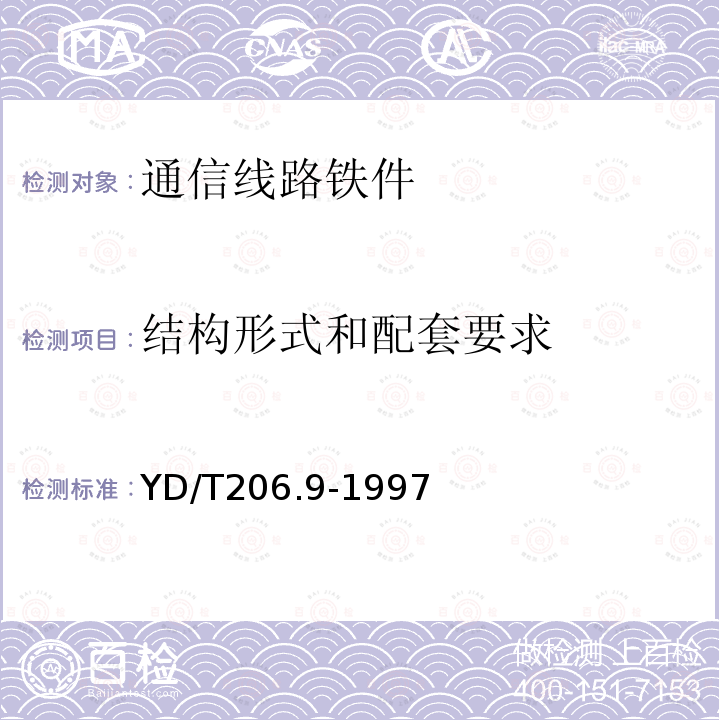 结构形式和配套要求 架空通信线路铁件单眼地线夹板