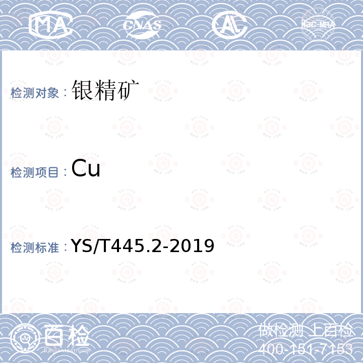 Cu 银精矿化学分析方法 第2部分：铜含量的测定 火焰原子吸收光谱法和碘量法