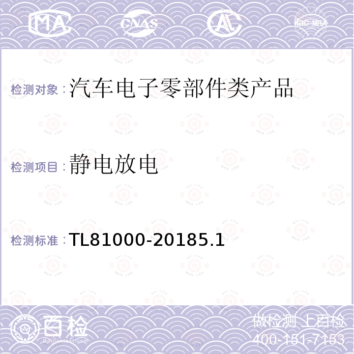 静电放电 汽车电子元件的电磁兼容性