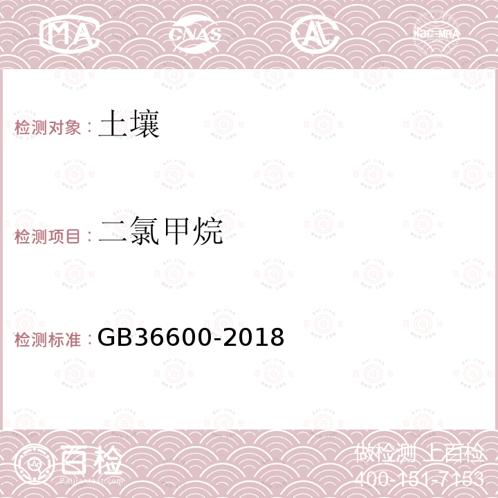 二氯甲烷 土壤環境質量建設用地土壤污染風險管控標準（試行）