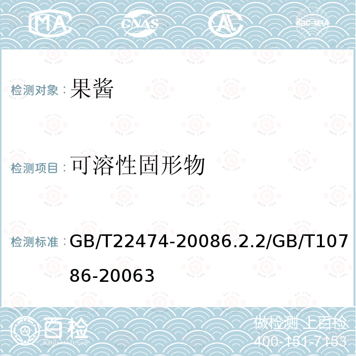 可溶性固形物 果醬