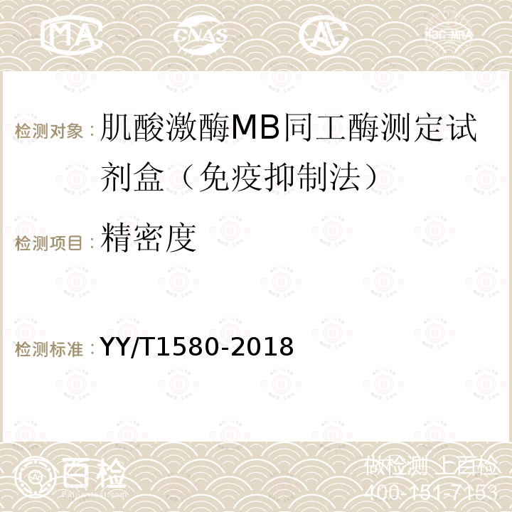 精密度 肌酸激酶MB同工酶测定试剂盒（免疫抑制法）