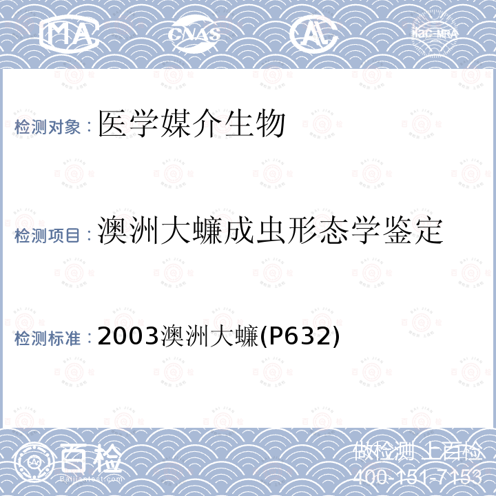 澳洲大蠊成虫形态学鉴定 中国重要医学昆虫分类与鉴定 (第一版) 河南科学技术出版社