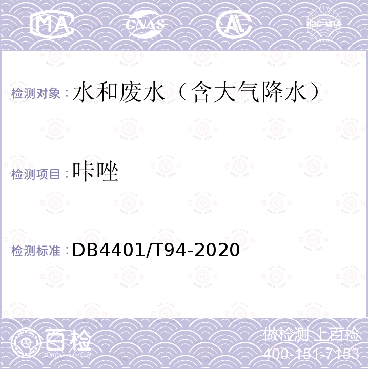 咔唑 水質 半揮發性有機物的測定 液液萃取-氣相色譜/質譜法