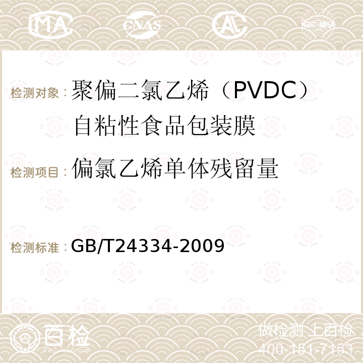 偏氯乙烯单体残留量 聚偏二氯乙烯（PVDC）自粘性食品包装膜