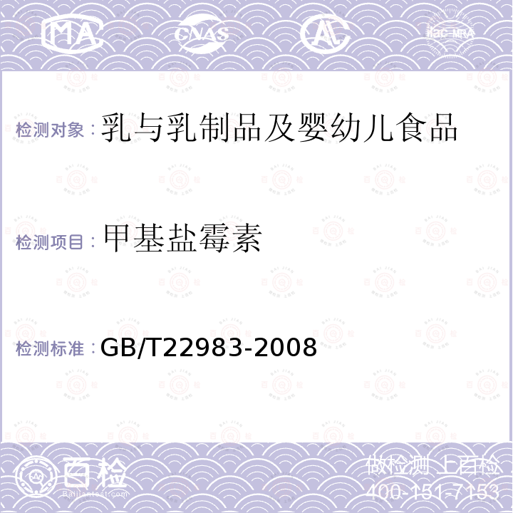 甲基盐霉素 牛奶和奶粉中六种聚醚类抗生素残留量的测定 液相色谱-串联质谱法