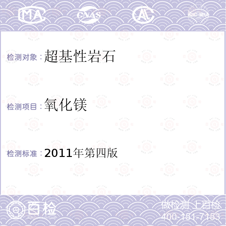 氧化鎂 巖石礦物分析。16.38.2.2四酸分解-電感耦合等離子體發(fā)射光譜法測定28種主、次痕量元素