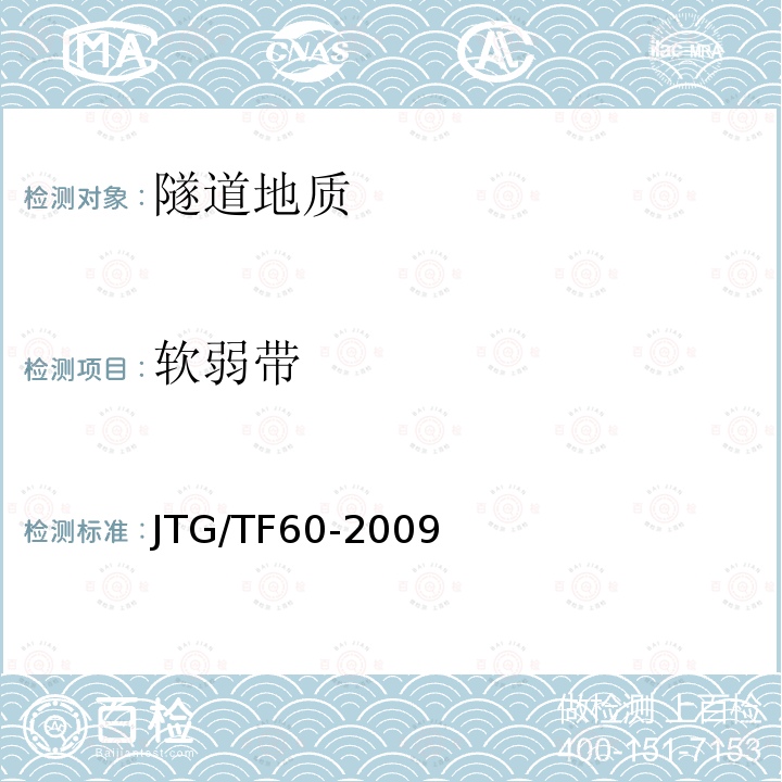 软弱带 JTG/T F60-2009 公路隧道施工技术细则(附条文说明)(附英文版)