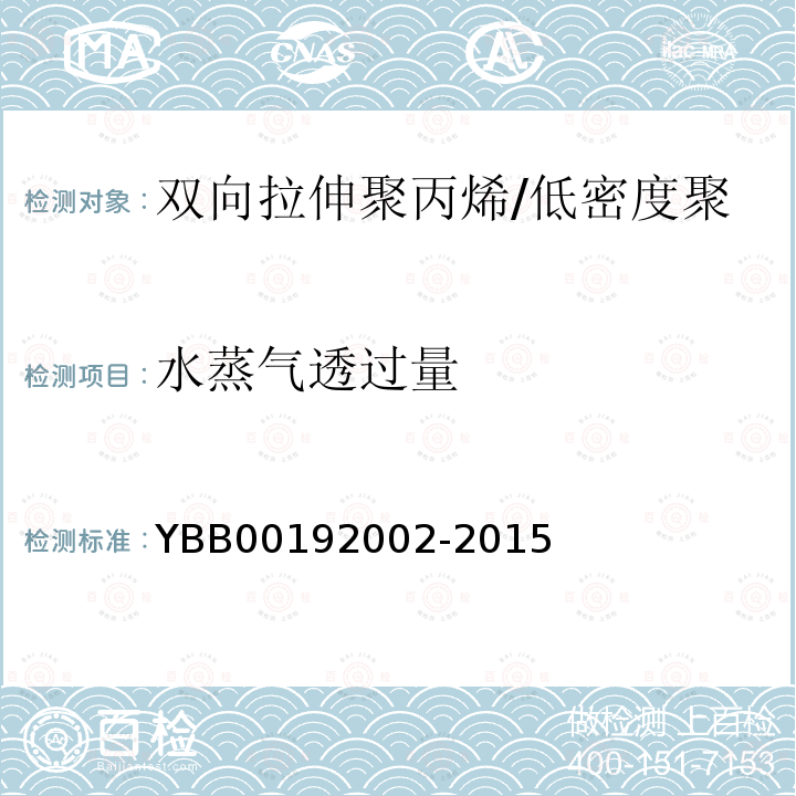 水蒸氣透過量 雙向拉伸聚丙烯/低密度聚乙烯藥品包裝用復(fù)合膜、袋