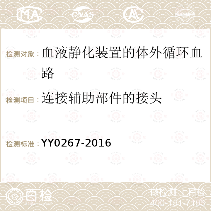 连接辅助部件的接头 血液透析及相关治疗血液净化装置的体外循环血路