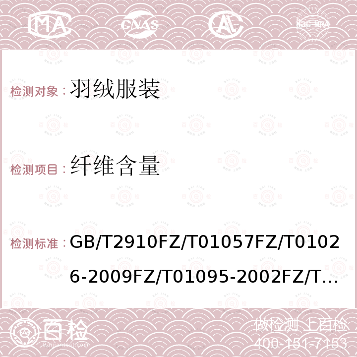 纖維含量 紡織品 定量化學(xué)分析
紡織纖維鑒別試驗(yàn)方法
紡織品 定量化學(xué)分析 多組分纖維混合物
紡織品 氨綸產(chǎn)品纖維含量的試驗(yàn)方法
麻棉混紡產(chǎn)品定量分析方法 顯微投影法
特種動(dòng)物纖維與綿羊毛混合物含量的測(cè)定