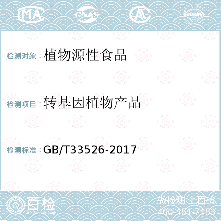 轉(zhuǎn)基因植物產(chǎn)品 轉(zhuǎn)基因植物產(chǎn)品數(shù)字PCR檢測方法