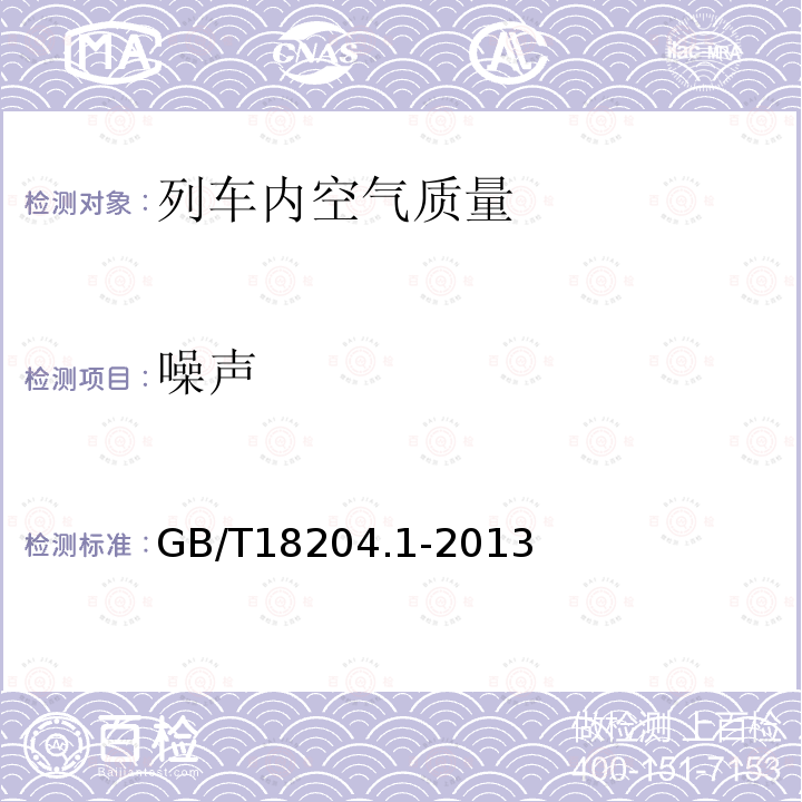 噪聲 公共場所衛生檢驗方法 第1部分：物理因素 數字聲級計法
