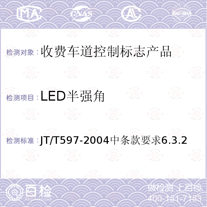 LED半强角 LED 车道控制标志