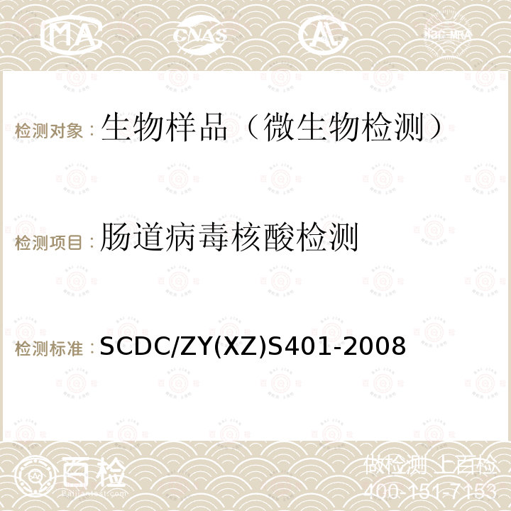 肠道病毒核酸检测 肠道病毒核酸的RT-PCR检测方法的实施细则