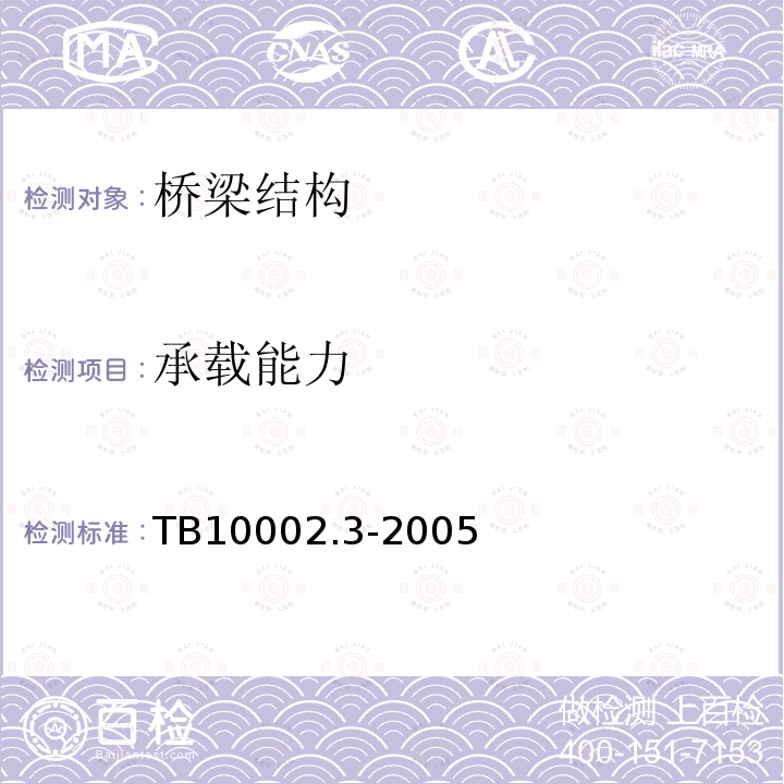 承载能力 TB 10002.3-2005 铁路桥涵钢筋混凝土和预应力混凝土结构设计规范(附条文说明)(包含2010，2014局部修订条文2份)