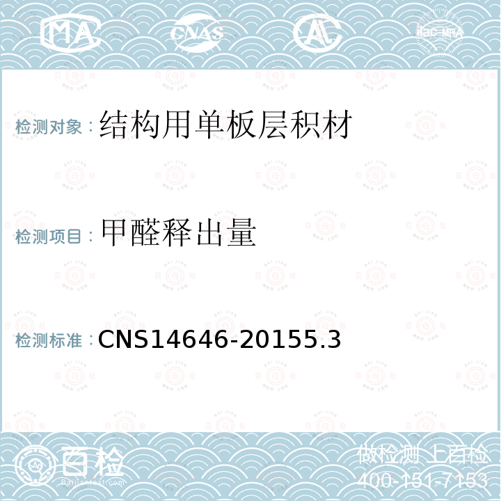 甲醛釋出量 結構用單板層積材