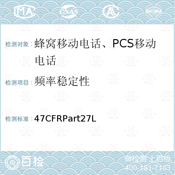 频率稳定性 1695-1710 MHz, 1710-1755 MHz, 1755-1780 MHz, 2110-2155 MHz, 2155-2180 MHz, 2180-2200 MHz 频段的增强性无线设备