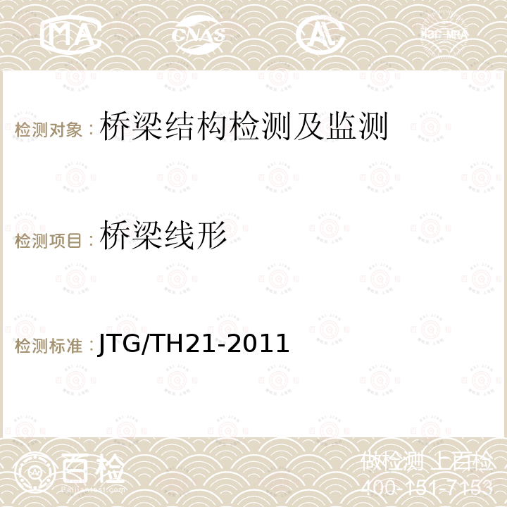 桥梁线形 JTG/T H21-2011 公路桥梁技术状况评定标准(附条文说明)