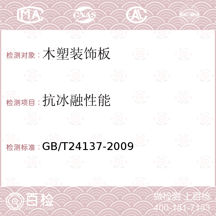 抗冰融性能 木塑裝飾板