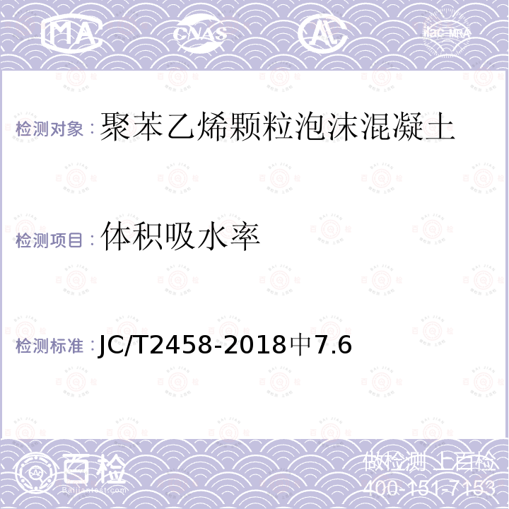 體積吸水率 聚苯乙烯顆粒泡沫混凝土