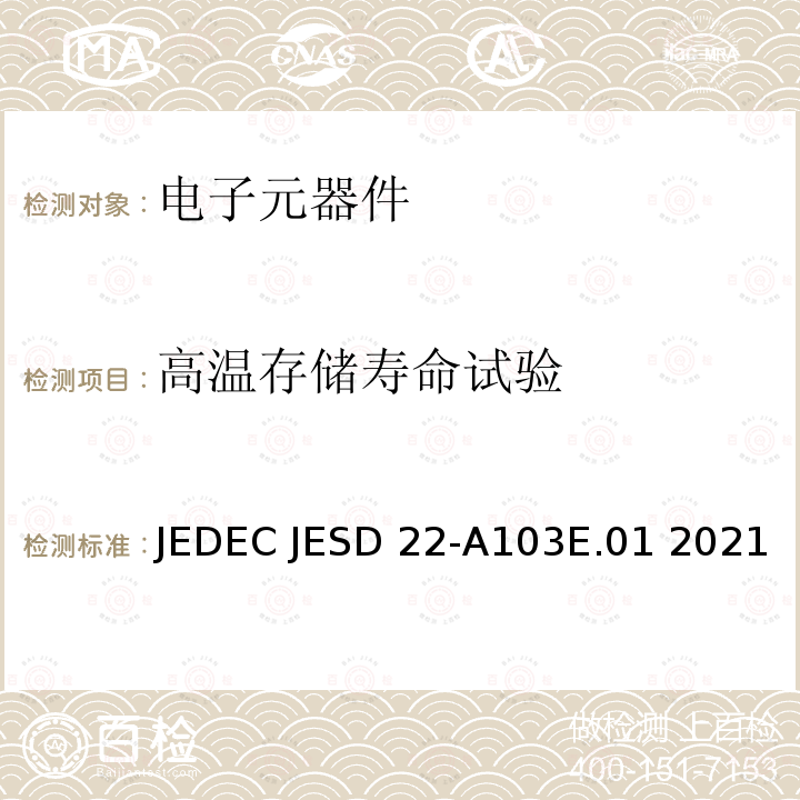 集成电路闩锁测试 集成电路闩锁测试 JEDEC JESD78F，2022