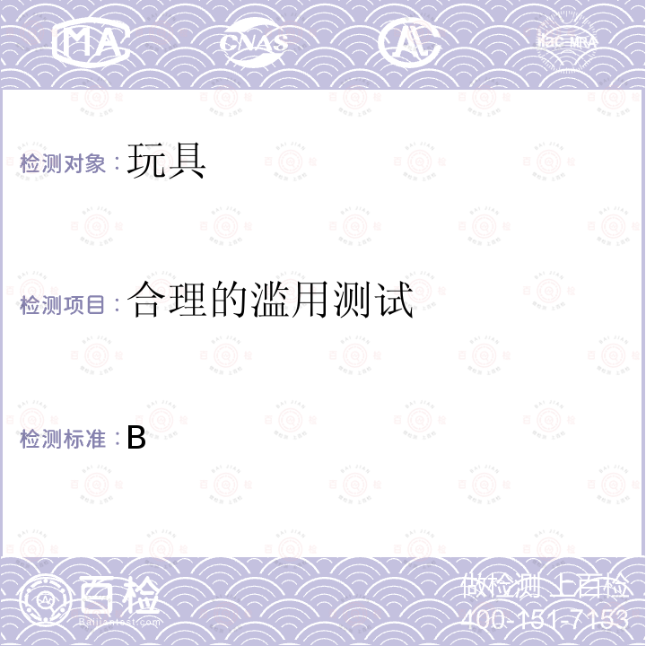 合理的滥用测试 B 加拿大产品安全参考手册卷5：实验室方针和程序－测试方法 部分方法M01.1： M01.1 生效 2019-02-18