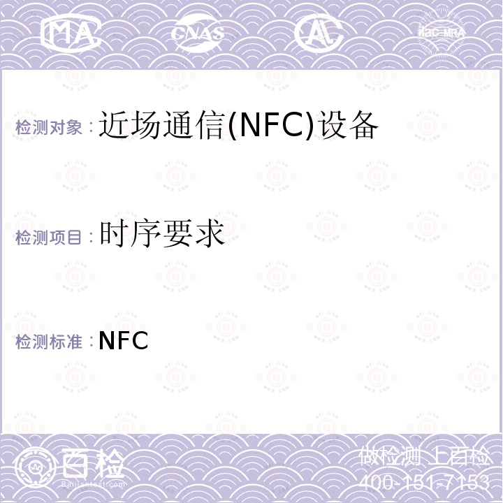 时序要求 NFC 数字协议技术规范（1.1版） Forum-TS-DigitalProtocol-1.1
