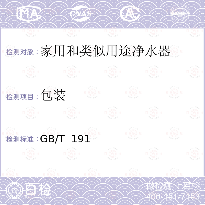 包装 包装储运图示标志 GB/T 191