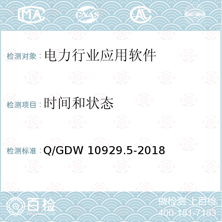 时间和状态 信息系统应用软件 第 5 部分：代码安全检测 Q/GDW10929.5-2018