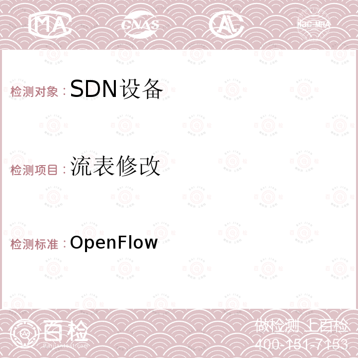 流表修改 OpenFlow 交换机规范：协议一致性测试规范1.3.4 FG-B02-003-01 2015