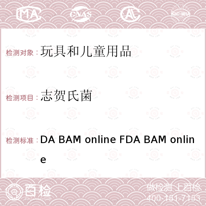 志贺氏菌 FDA BAM online FDA BAM online