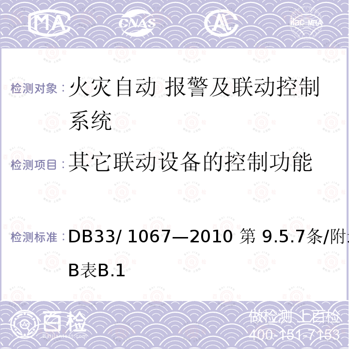 其它联动设备的控制功能 DB33/ 1067-2010 预应力混凝土结构技术规程