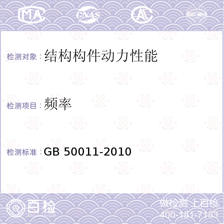 频率 GB 50011-2010 建筑抗震设计规范(附条文说明)(附2016年局部修订)