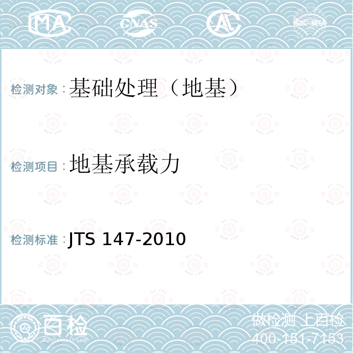 地基承载力 JTS 147-1-2010 港口工程地基规范
