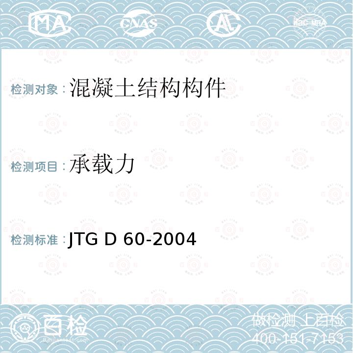 承载力 JTG D60-2004 公路桥涵设计通用规范(附条文说明)(附英文版)(附法文版)