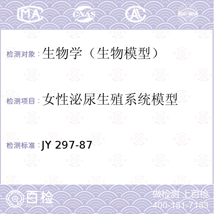 女性泌尿生殖系统模型 JY 297-87  
