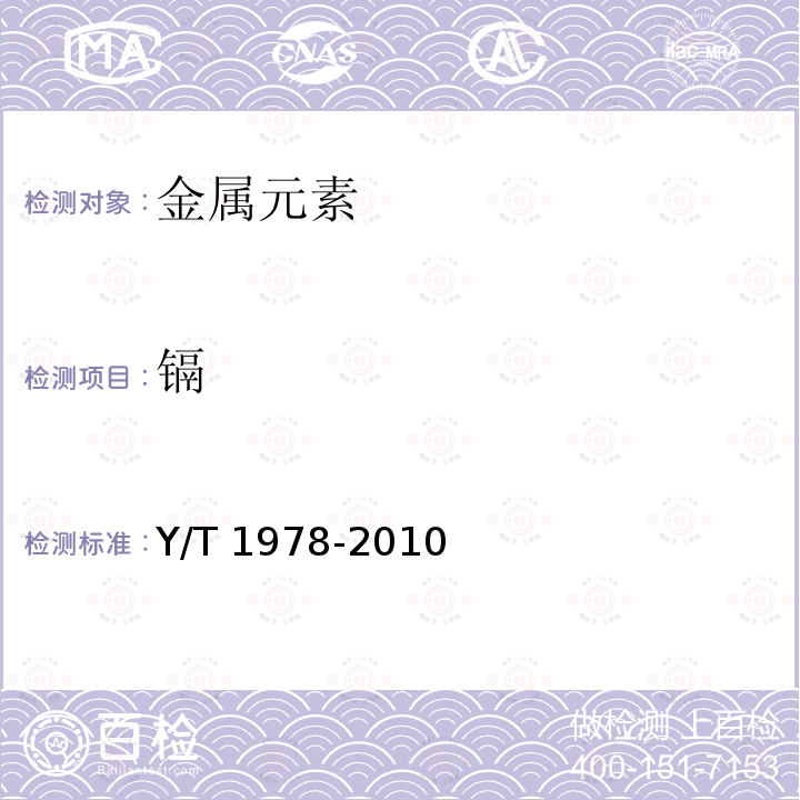 镉 T 1978-2010  Y/