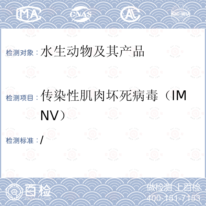 传染性肌肉坏死病毒（IMNV） /  