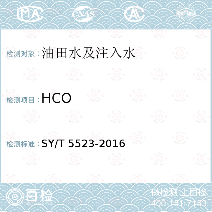 HCO SY/T 5523-201  6